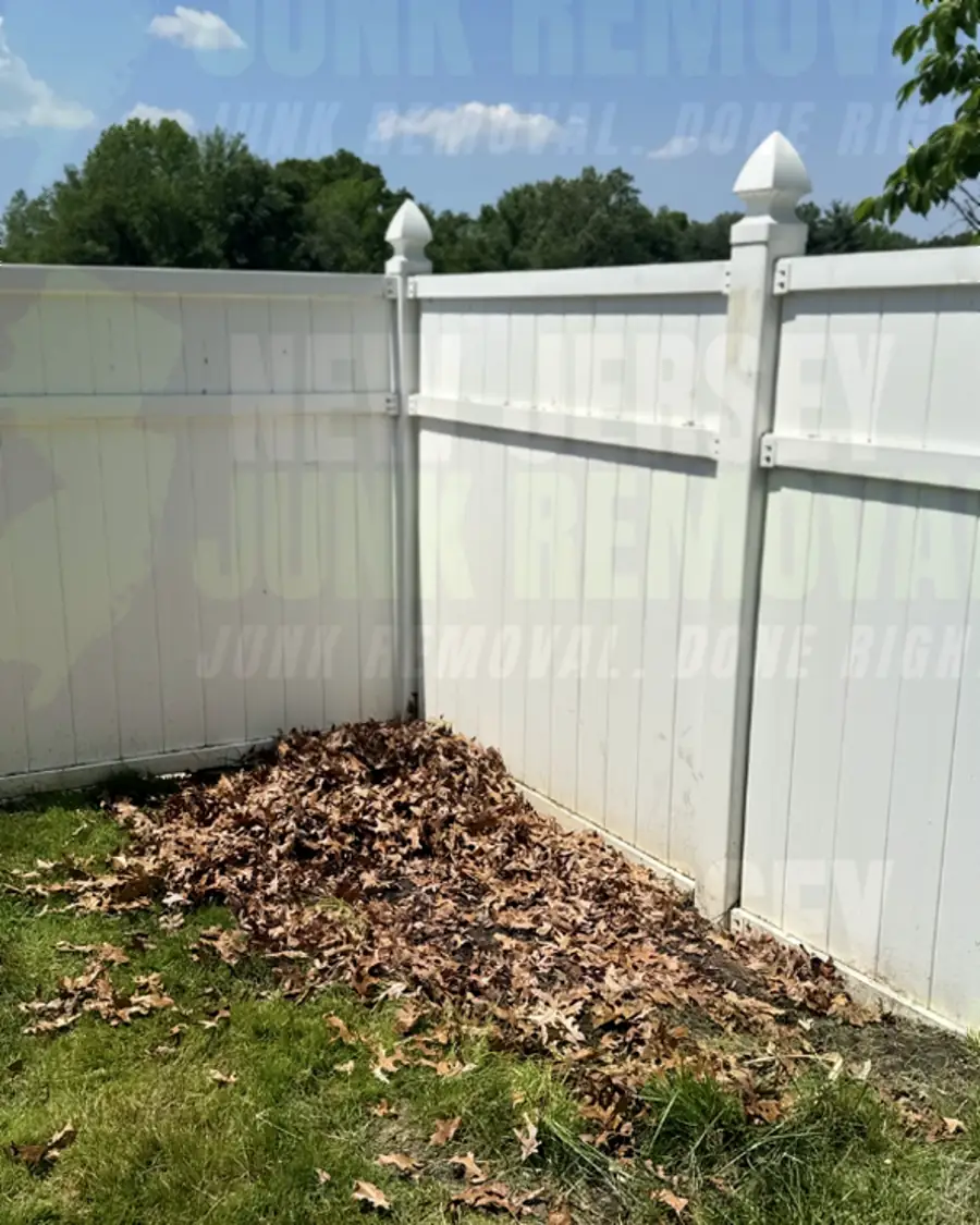 After: the same corner with the panels removed